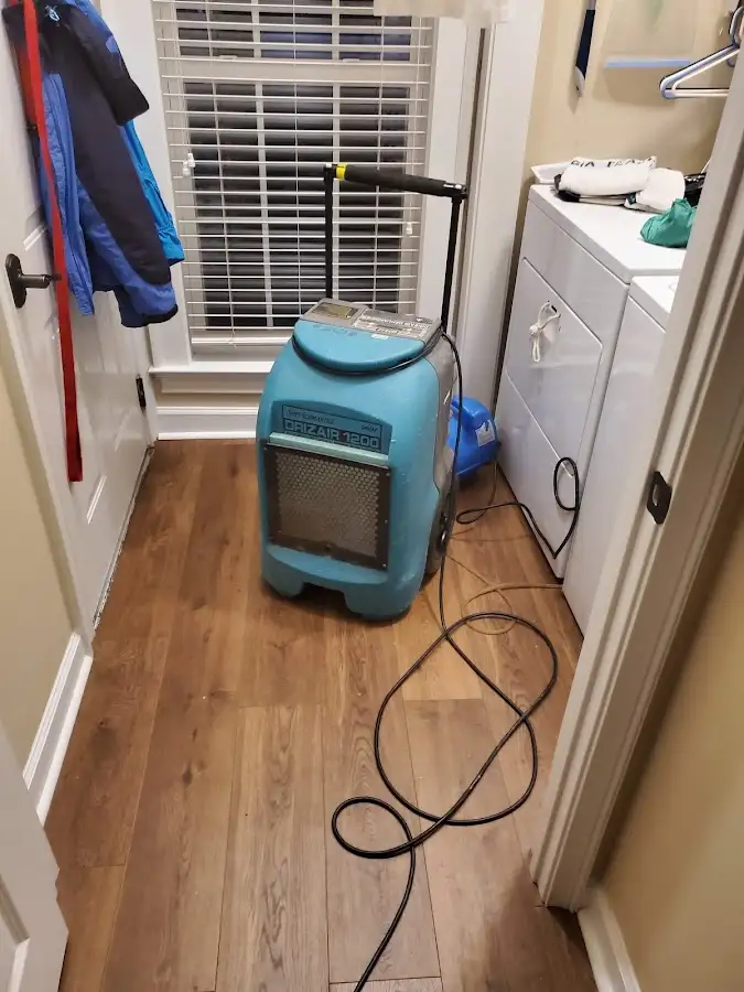 Commercial dehumidifier deployed for Flood Damage Cleanup in Corinth