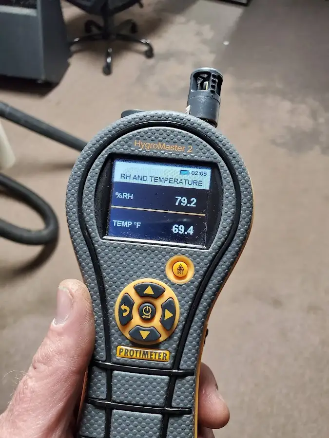 Moisture meter humidity assessment for Mold Remediation & Removal in Corinth